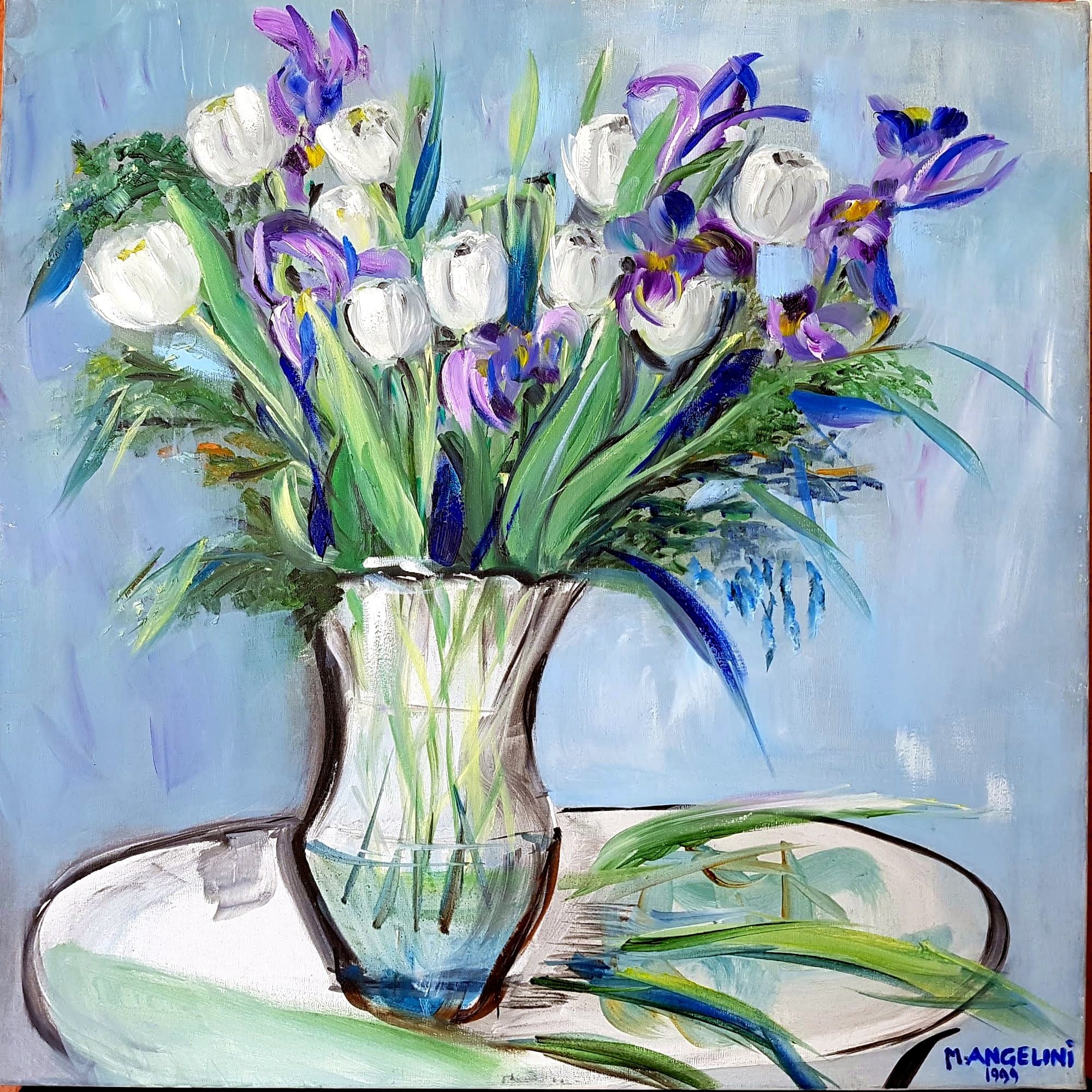 Vase d'iris