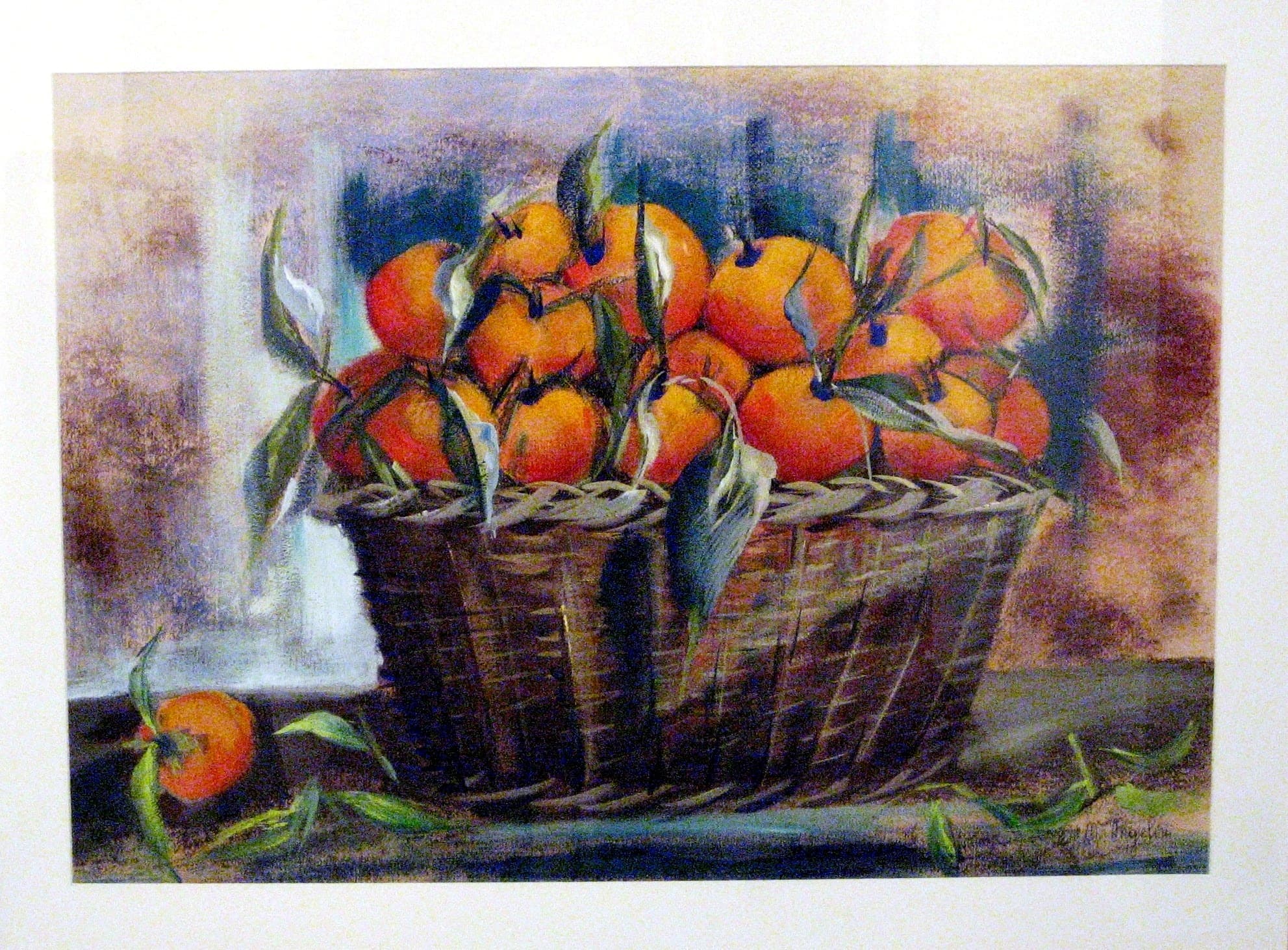 Le panier de mandarines