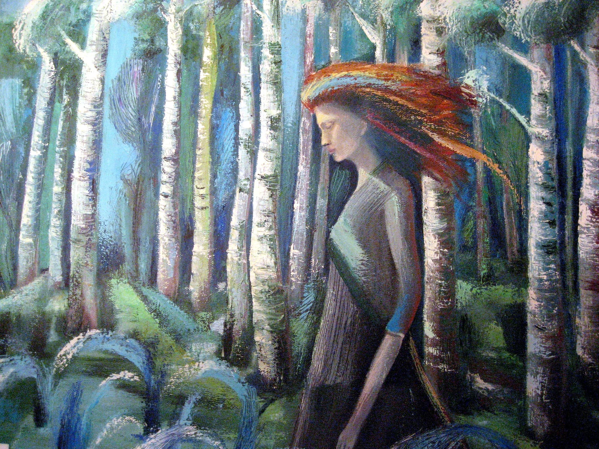 La femme aux bouleaux