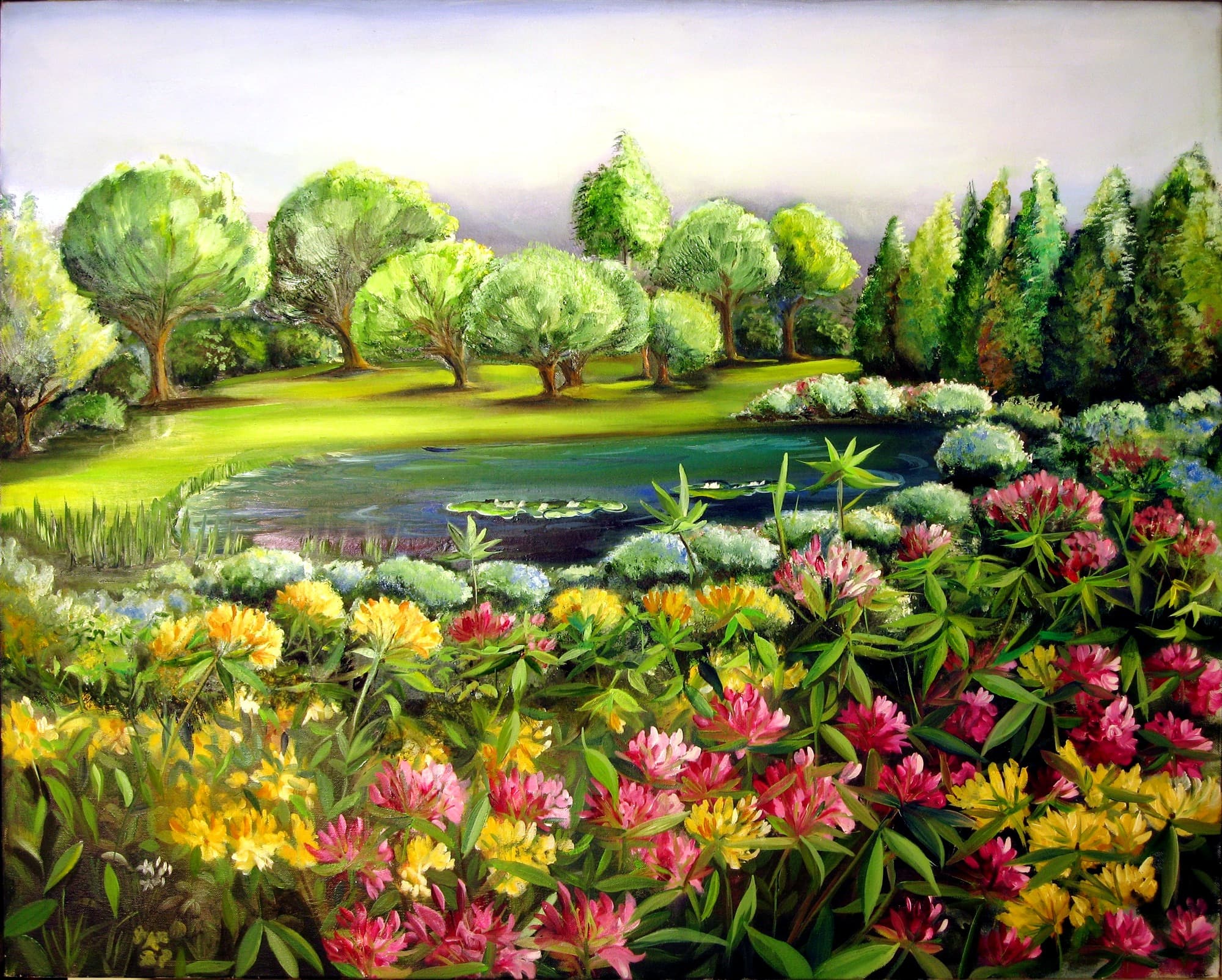Le parc fleuri