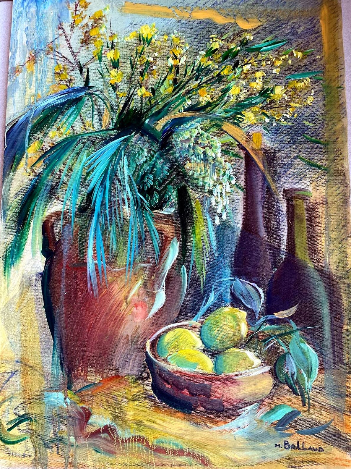 Pot de Fleurs et Citrons