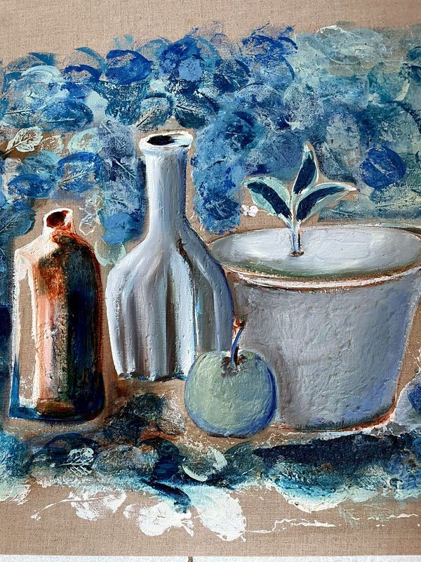 Formes et Empreintes Bleues