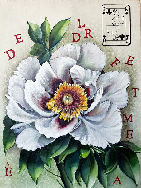 Pivoine blanche