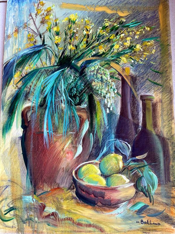 Pot de Fleurs et Citrons